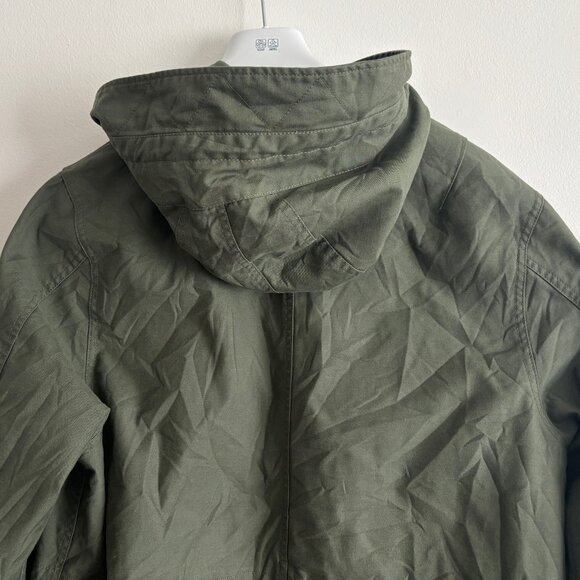 Alpha Industries Olive Green Fishtail Parka Military Coat /Jacket Medium- Large - Picture 11 of 13